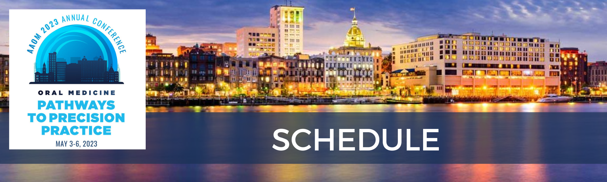 2023 AAOM Schedule: May 6